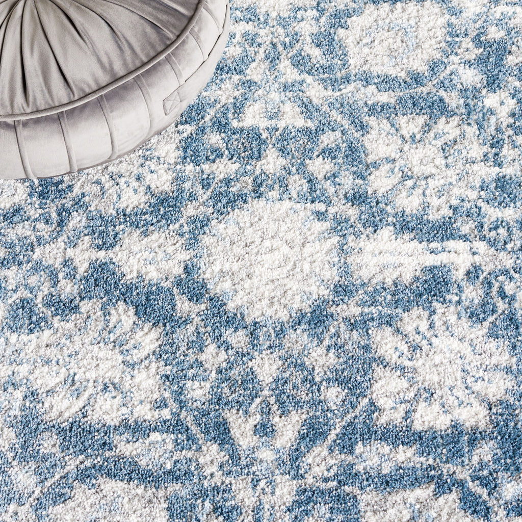 Safavieh Layla Collection, LAY101M - Blue / Ivory Grey