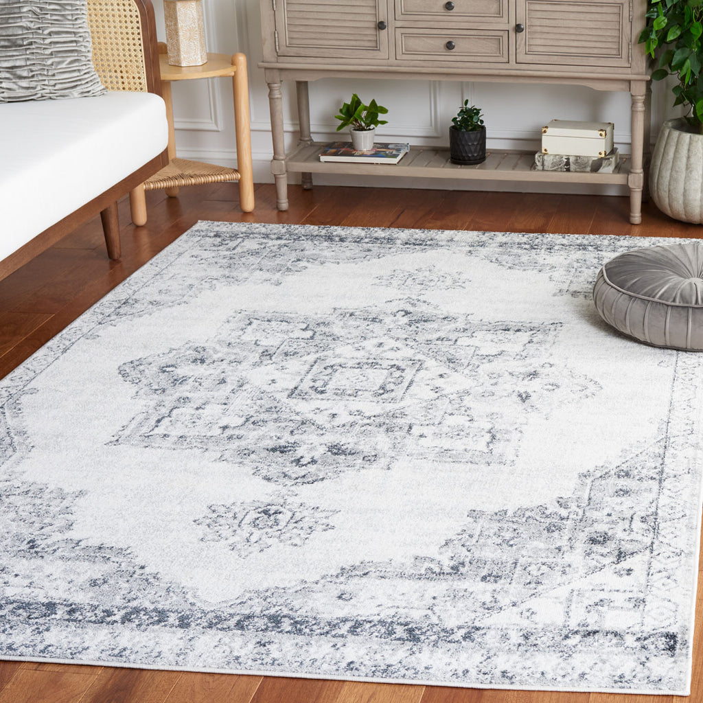 Safavieh Layla Collection, LAY104A-7SQ - Ivory Grey / Charcoal