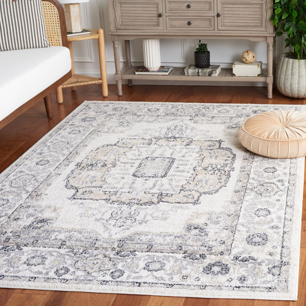 Safavieh Layla Collection, LAY111F - Ivory Grey / Charcoal
