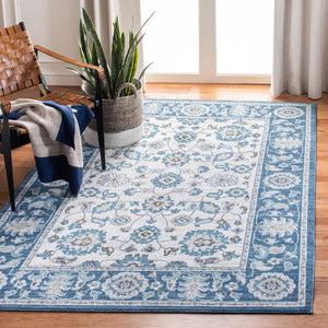 Safavieh Liberty 700 Rug Collection LIB750N - Dark Blue / Ivory