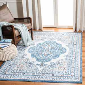 Safavieh Liberty 700 Rug Collection LIB756N - Dark Blue / Ivory