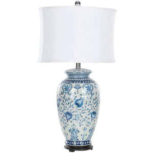 Safavieh Paige 26.75-Inch H Jar Lamp - Blue/White