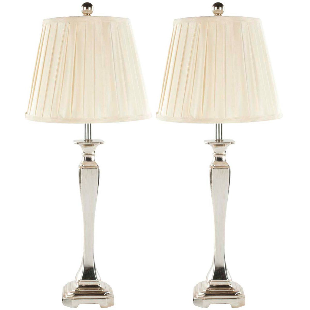 Safavieh Athena 27 Inch H Table Lamp-Champagne (Set of 2)