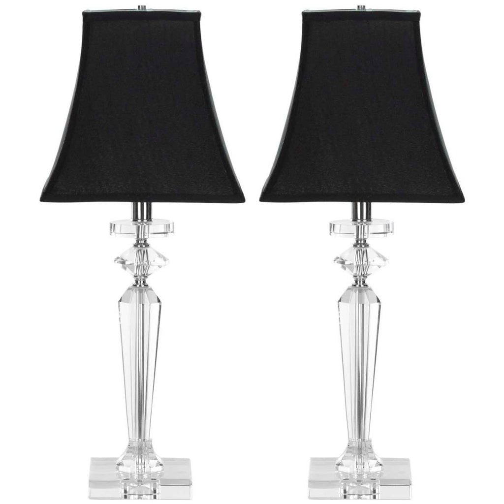 Safavieh Harlow 26.5 Inch H Crystal Table Lamp-Clear (Set of 2)