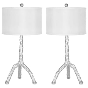 Safavieh Silver 29 Inch H Branch Table Lamp-Silver (Set of 2)