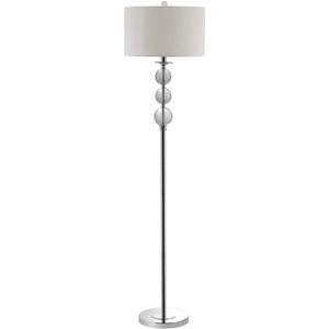 Safavieh Pippa 61 Inch H Glass Globe Floor Lamp-Clear