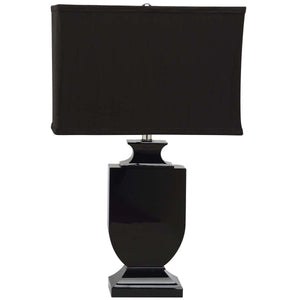 Safavieh Darcy 23.5 Inch H Black Crystal Urn Lamp-Black