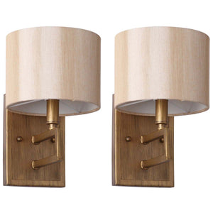 Safavieh Catena Antique Gold 9.5 Inch H Sconce  (Set of 2)