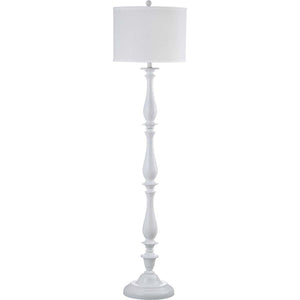 Safavieh Bessie 62 Inch H Candlestick Floor Lamp-White