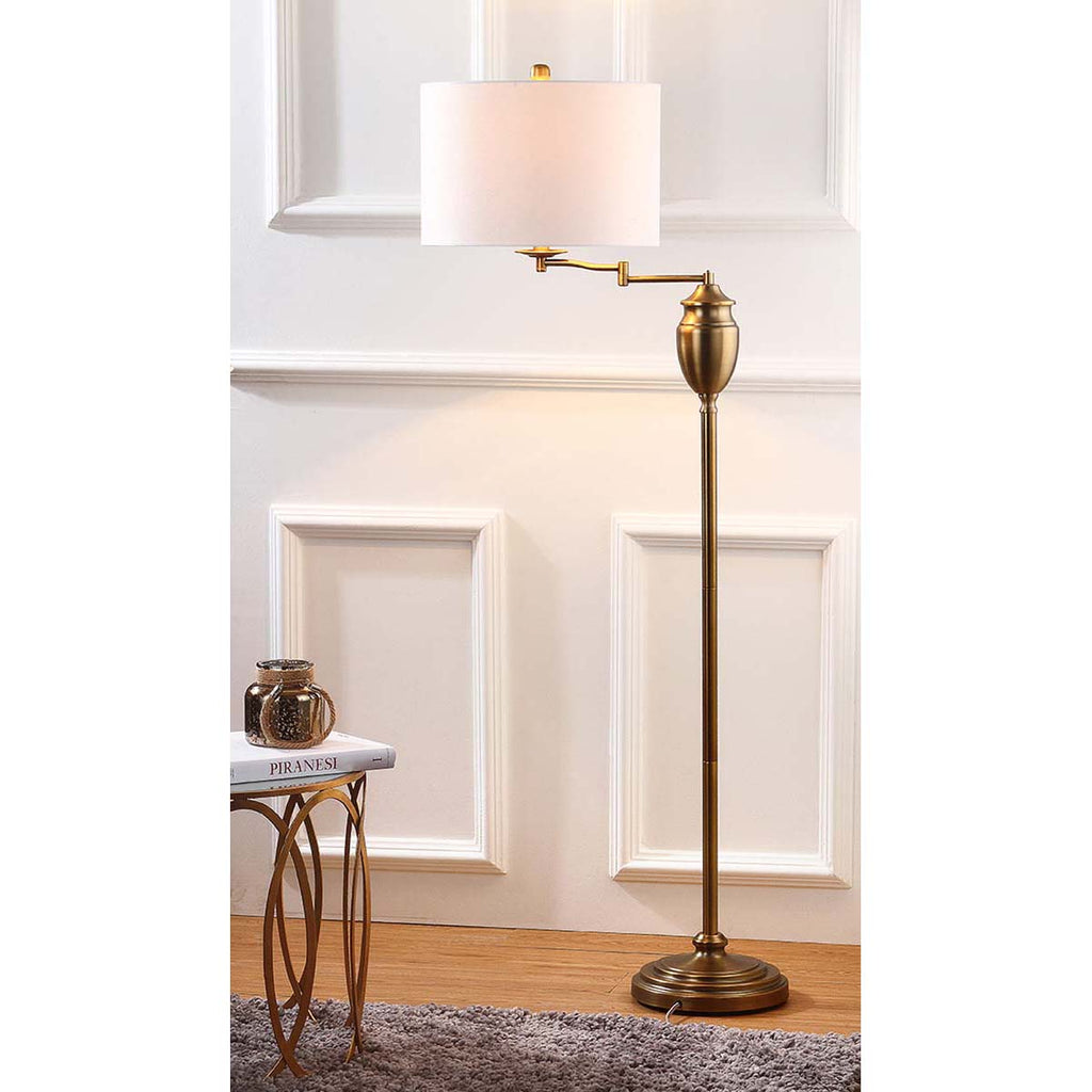 Safavieh Antonia 60 Inch H Floor Lamp-Gold