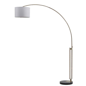 Safavieh Polaris 84 Inch H Arc Floor Lamp-Antique Brass