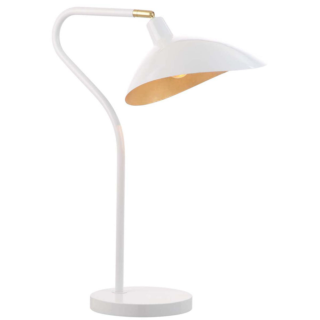 Safavieh Giselle  30 Inch H Adjustable Table Lamp-White