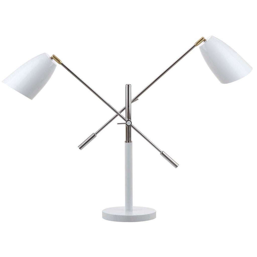 Safavieh Mavis 32 Inch H Adjustable Table Lamp-White