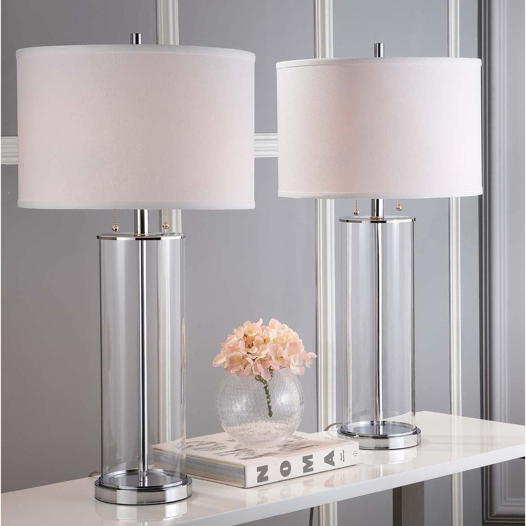 Safavieh Velma 31 Inch H Table Lamp-Clear (Set of 2)