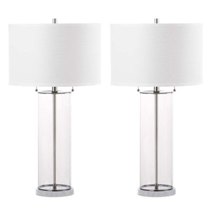 Safavieh Velma 31 Inch H Table Lamp-Clear (Set of 2)