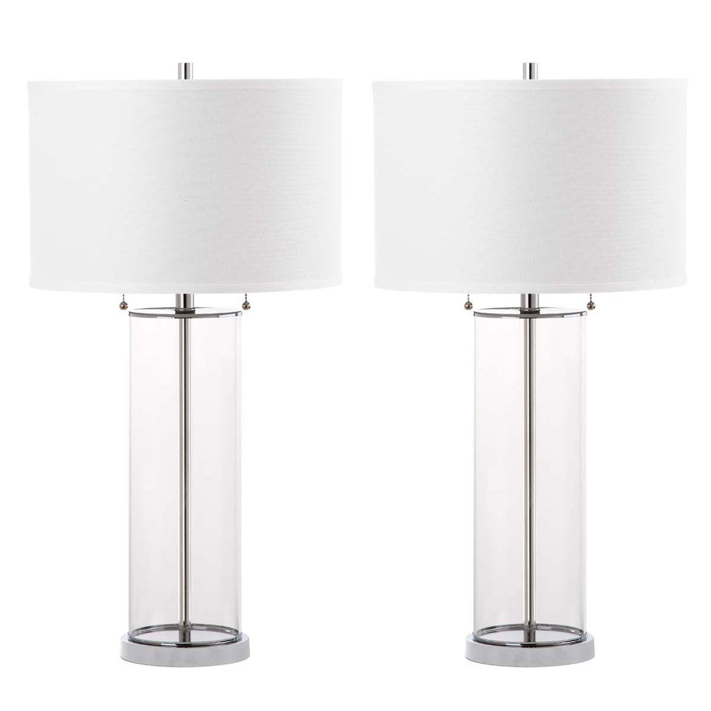 Safavieh Velma 31 Inch H Table Lamp-Clear (Set of 2)