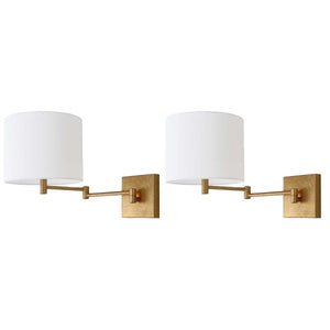 Safavieh Lillian Gold 12 Inch H Wall Sconce-Gold (Set of 2)