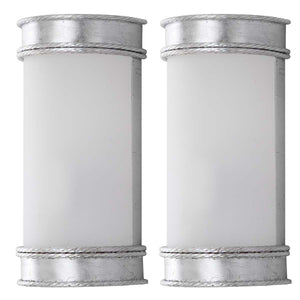 Florence 12-Inch H Silver Wall Sconce (Set of 2) | Safavieh - LIT4412