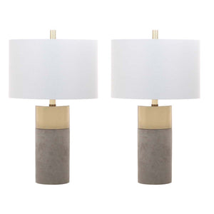 Safavieh Oliver Table Lamp-Grey (Set of 2)