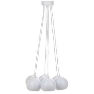 Safavieh Rome Bearing 17.75-Inch Dia Adjustable Pendant Lamp - White