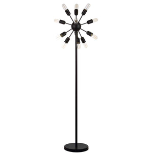 Safavieh Urban 12 Light 67.5 Inch H Retro Floor Lamp-Black