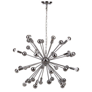 Safavieh Starburst Sputnik 20 Light Chrome 31 Inch Dia Pendant-Chrome