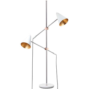 Safavieh Reed 71 Inch H Floor Lamp-White