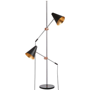 Safavieh Reed 71 Inch H Floor Lamp-Black