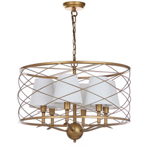 Safavieh Thea 25.25 Inch Dia Adjustable Pendant Lamp-Gold