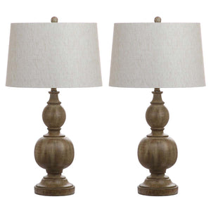 Safavieh Araceli 31.5 Inch H Table Lamp-Brown (Set of 2)