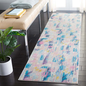 Safavieh Lillian 300 Rug Collection LLN375U - Pink / Turquoise