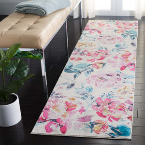 Safavieh Lillian 300 Rug Collection LLN376A - Ivory / Rose