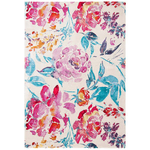Safavieh Lillian 300 Rug Collection LLN376A - Ivory / Rose