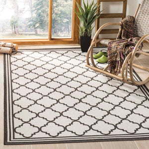 Safavieh Linden 100 Rug Collection LND121A - Light Grey / Charcoal