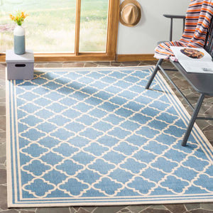 Safavieh Linden 100 Rug Collection LND121M - Blue / Creme