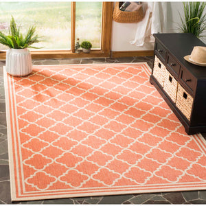 Safavieh Linden 100 Rug Collection LND121P - Rust / Creme
