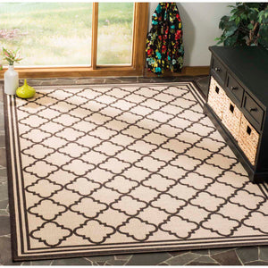 Safavieh Linden 100 Rug Collection LND121U - Creme / Brown