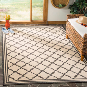 Safavieh Linden 100 Rug Collection LND121Z - Creme / Black