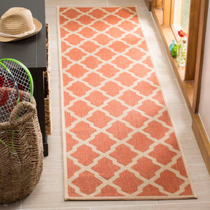 Safavieh Linden 100 Rug Collection LND122P - Rust / Creme