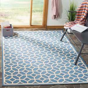 Safavieh Linden 100 Rug Collection LND127M - Blue / Creme