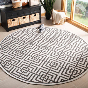 Safavieh Linden 100 Rug Collection LND128A - Light Grey / Charcoal