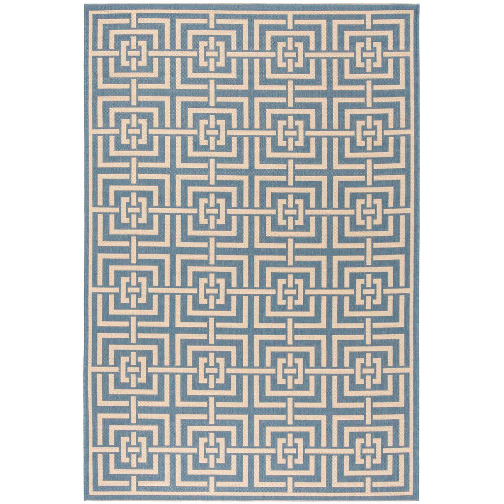Safavieh Linden Rug Collection: LND128M - Blue / Creme