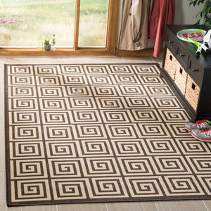 Safavieh Linden 100 Rug Collection LND129U - Creme / Brown