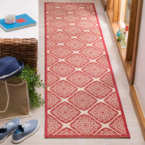 Safavieh Linden 100 Rug Collection LND132Q - Red / Creme