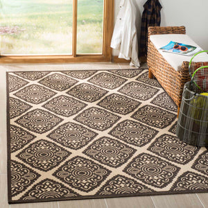 Safavieh Linden 100 Rug Collection LND132U - Creme / Brown
