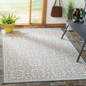 Safavieh Linden 100 Rug Collection LND134M - Blue / Creme
