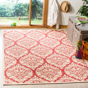 Safavieh Linden 100 Rug Collection LND135Q - Red / Creme