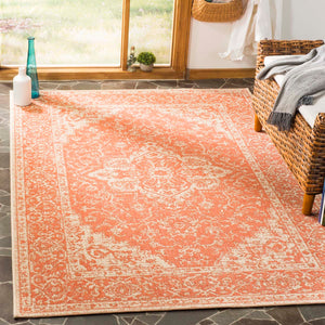 Safavieh Linden 100 Rug Collection LND137P - Rust / Creme