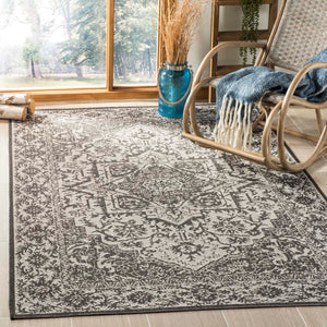 Safavieh Linden 100 Rug Collection LND139A - Light Grey / Charcoal