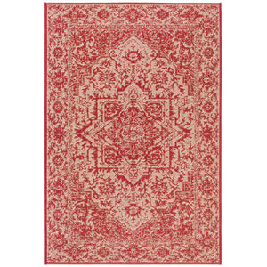 Safavieh Linden 100 Rug Collection LND139Q - Red / Creme